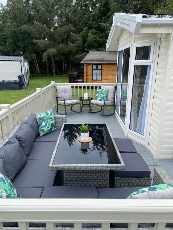 Lazy Bear Lodge Northumberland Swarland Dış mekan fotoğraf